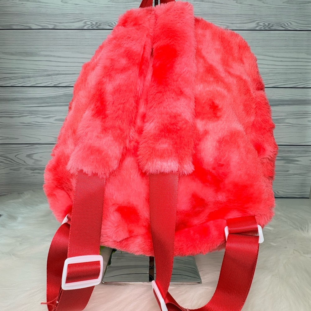 Red/Pink Labubu Plush Backpack‎ - Picture 5 of 7